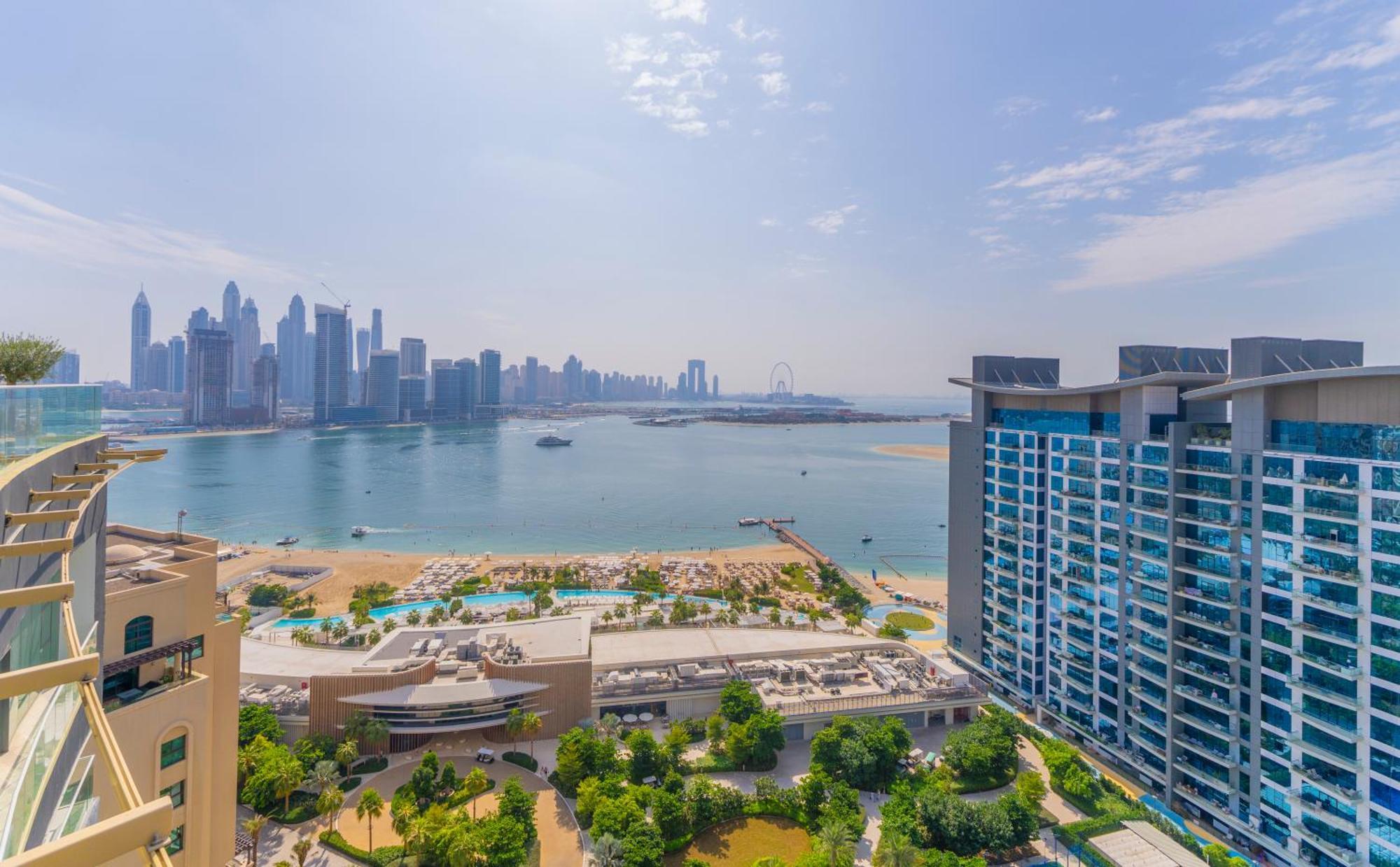 Studio With Private Beach Access At Palm Jumeirah Apartment Dubai Luaran gambar