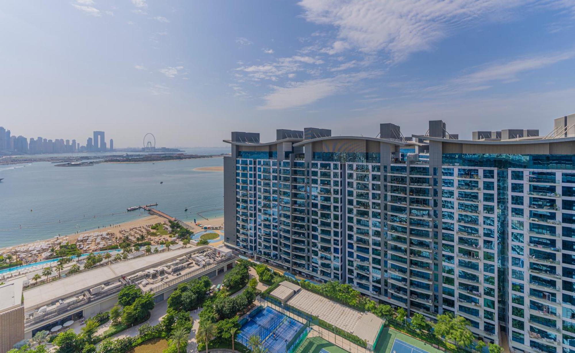 Studio With Private Beach Access At Palm Jumeirah Apartment Dubai Luaran gambar